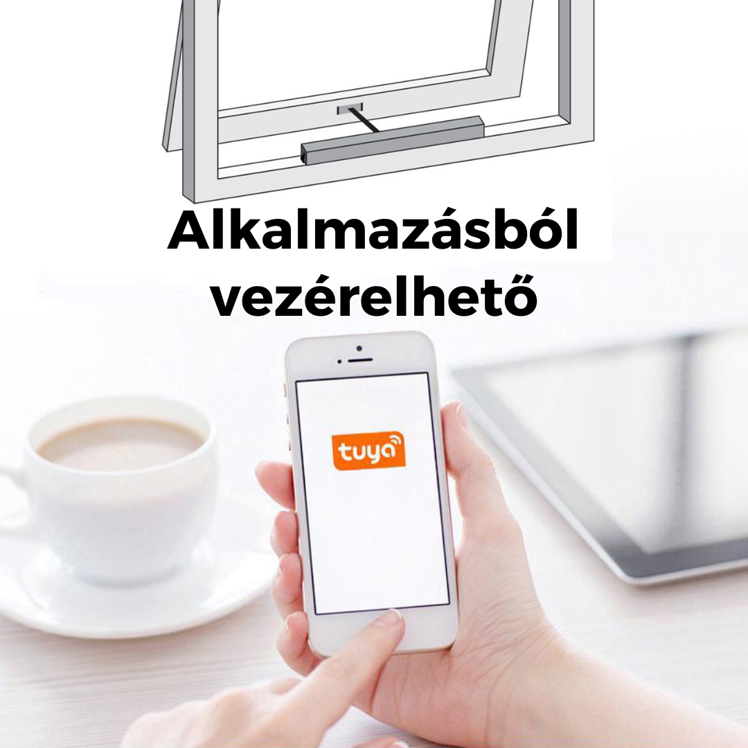 Okos nyílászárók, Távvezérelhető, WIFI, Tuya©